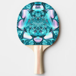Raquete De Ping Pong BETH ~ MARSHMALLOT ~ Azul Cor - de - rosa ~