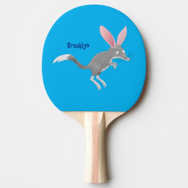 Raquete De Ping Pong Bicicleta australiano feliz e giro (Frente)