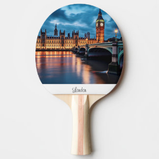 Raquete De Ping Pong Big Ben, Londres.