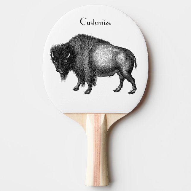 Raquete De Ping Pong Big Bison Buffalo Thunder_Cove (Frente)