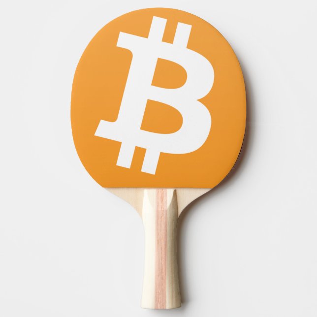 Raquete De Ping Pong Bitcoin (Frente)