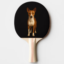 Raquete de ping pong Black 4 Luxe, Cachorro Basenj