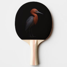 Raquete de ping pong Black 4 Luxe, Garça-vermelha