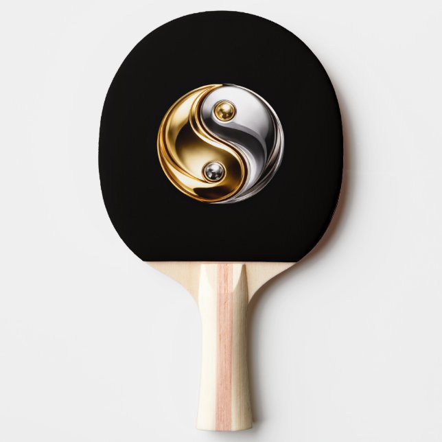 Raquete de ping pong Black 4 Luxe, Harmonia Yin Ya (Frente)