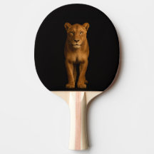 Raquete de ping pong Black 4 Luxe, Noble Lioness
