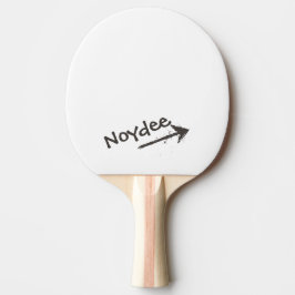 Raquete De Ping Pong Black Lettering and Arrow on your