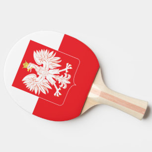 Raquete De Ping Pong Blindagem Vermelha Polonesa