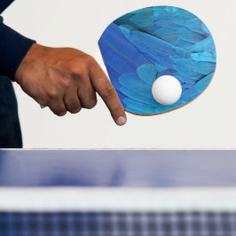 Raquete De Ping Pong Blue feathers