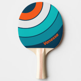Raquete De Ping Pong Bluebottle Círculo com Listras e Nome