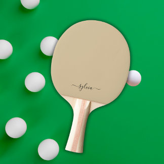 Raquete De Ping Pong Blush Dusty Yellow Modern Girn Monographic Nome