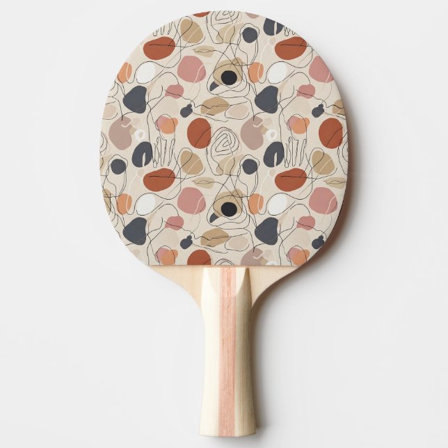 Raquete de Ping Pong Boho Natural (Frente)
