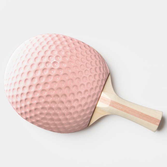 Raquete De Ping Pong Bola de Golfe Rosa Novelenta (Lateral)