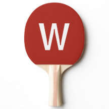 Bola de Ping Pong Personalizada Vermelha e Branca