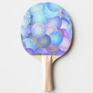 Raquete De Ping Pong Bolas de disco em cores pastosas do arco-íris -