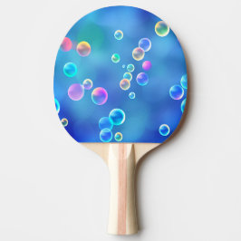 Raquete De Ping Pong Bolhas azuis fantasmas pingue-pongue
