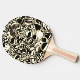 Raquete De Ping Pong Bolhas de ouro ou bolhas de vidro, brilho?