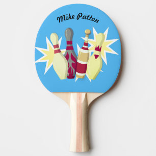 Raquete De Ping Pong Boliches tipo Vintage