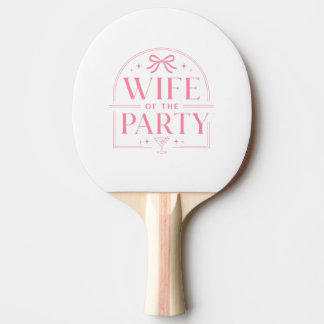 Raquete De Ping Pong Bolsa tote da esposa da festa