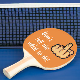Raquete De Ping Pong Bolsa tote não me diga o que fazer