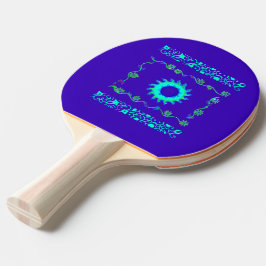 Raquete De Ping Pong Bom dia Sunshine Royal Blue Flor