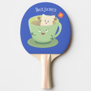 Raquete De Ping Pong Bonita taça de cartoon humorista