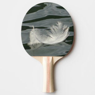 Raquete De Ping Pong Bonito pena branca