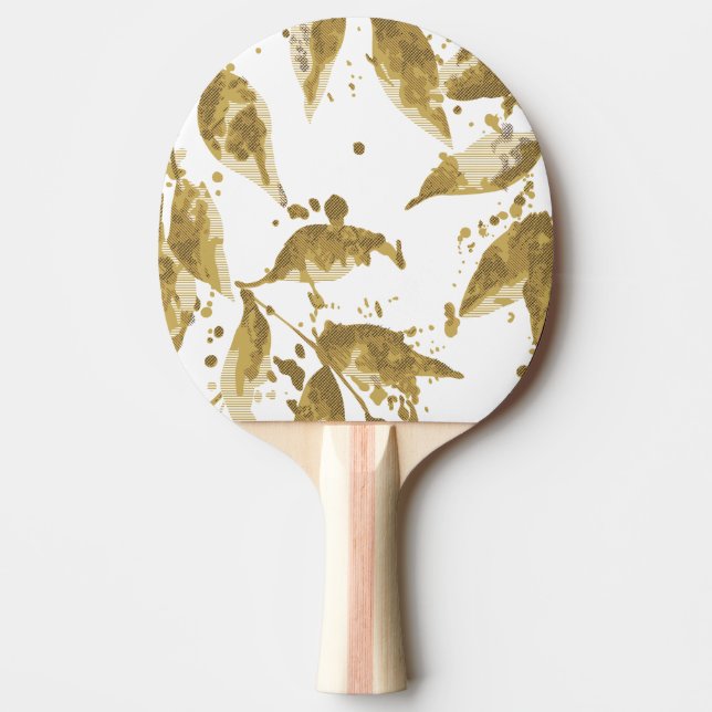 Raquete de Ping Pong | Borracha Preta Personalizad (Frente)
