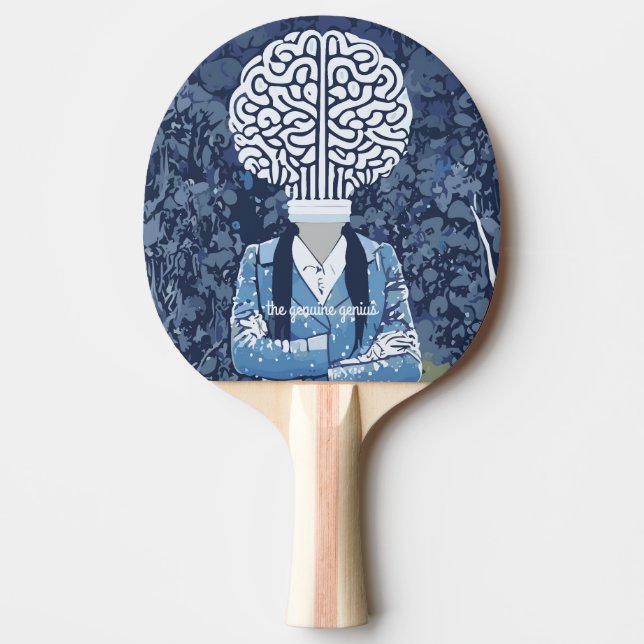 Raquete De Ping Pong Brainy Person (Frente)