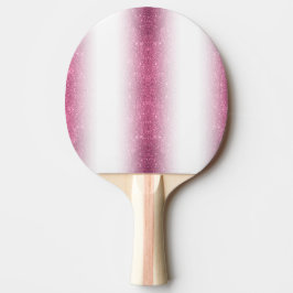 Raquete De Ping Pong Brilho de Glitter Rosa Chique – Linha de Envelope