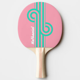 Raquete De Ping Pong Brisa de Praia Listra Nostálgica com Nome
