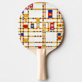 Raquete De Ping Pong Broadway Boogie Woogie | Piet Mondrian |