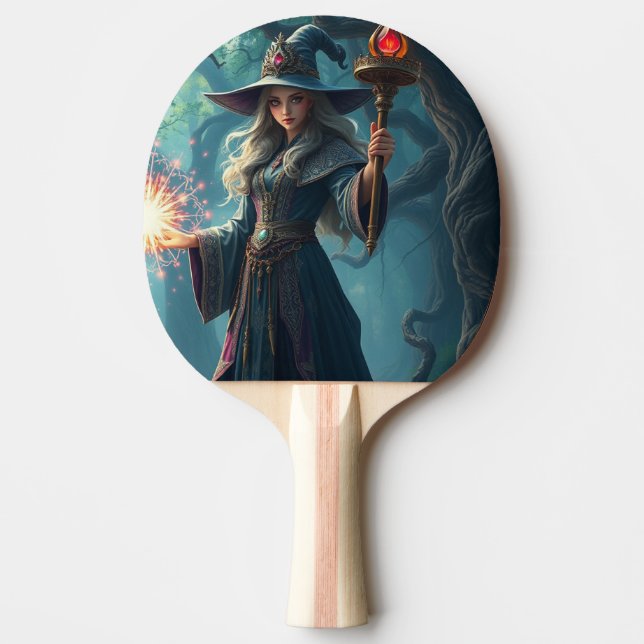 Raquete De Ping Pong Bruxa (Frente)