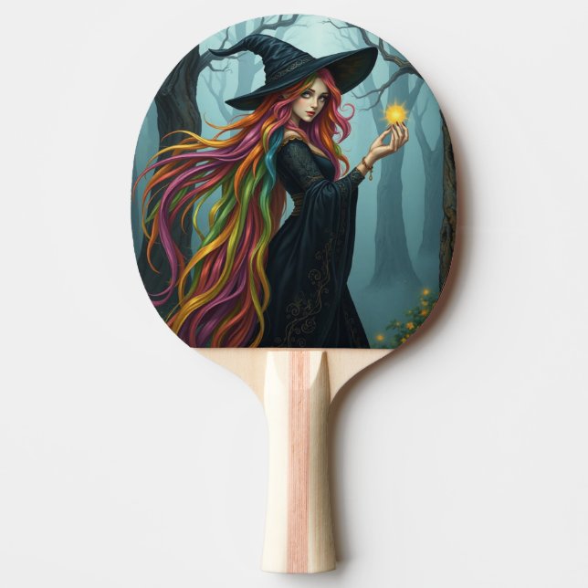 Raquete De Ping Pong Bruxa (Frente)