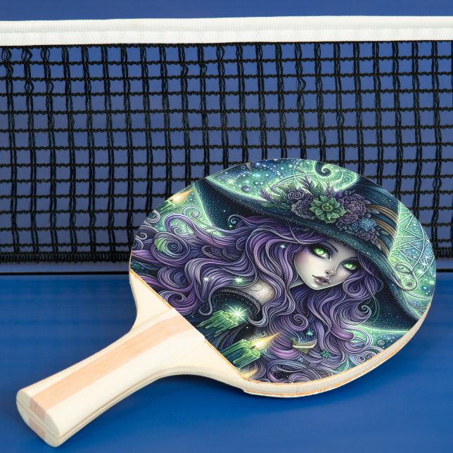 Raquete De Ping Pong Bruxa Celestial Mística (Insitu)