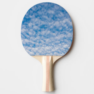 Raquete De Ping Pong Bubble Mammatus Clouds Blue Sky Fotografia 2 Lados