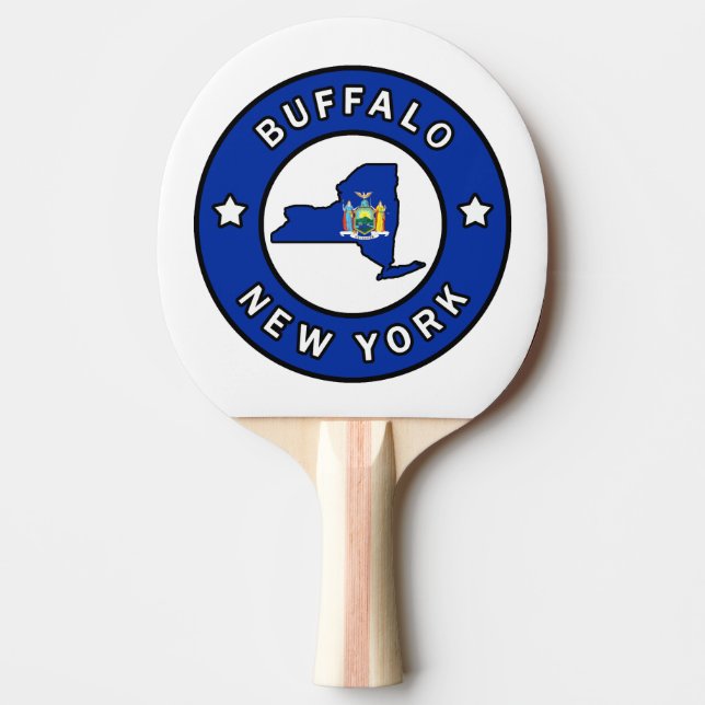 Raquete De Ping Pong Buffalo Nova York (Frente)