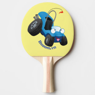 Raquete De Ping Pong Buggy duna em forma de cartoon de veículos rodoviá