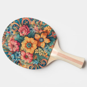 Raquete De Ping Pong Buquê bonito das flores