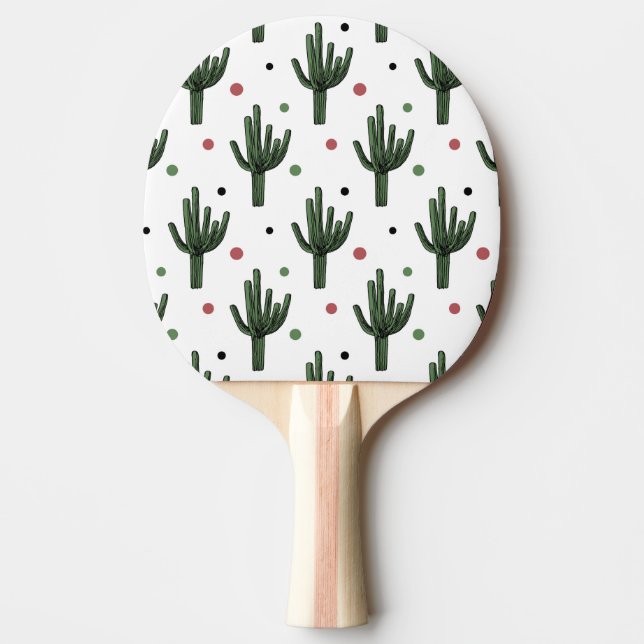 Raquete De Ping Pong Cactus (Frente)