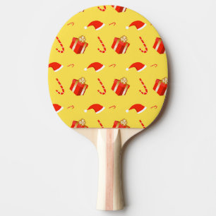 Raquete De Ping Pong Caixa de presentes de Natal Cana de chocolate