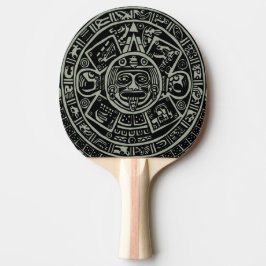 Raquete De Ping Pong Calendário do Aztec