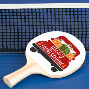 Raquete De Ping Pong Caminhão de Ação de Graças