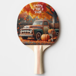 Raquete De Ping Pong Caminhão de fazenda Russo/Vintage de outono