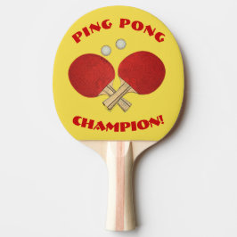 Raquete De Ping Pong Campeão de Pong do sibilo!
