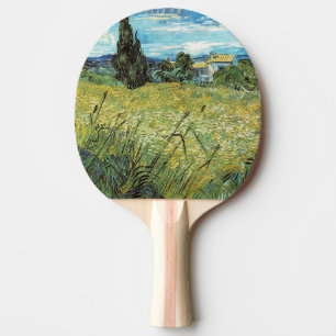Raquete De Ping Pong Campo de trigo verde Vincent van Gogh