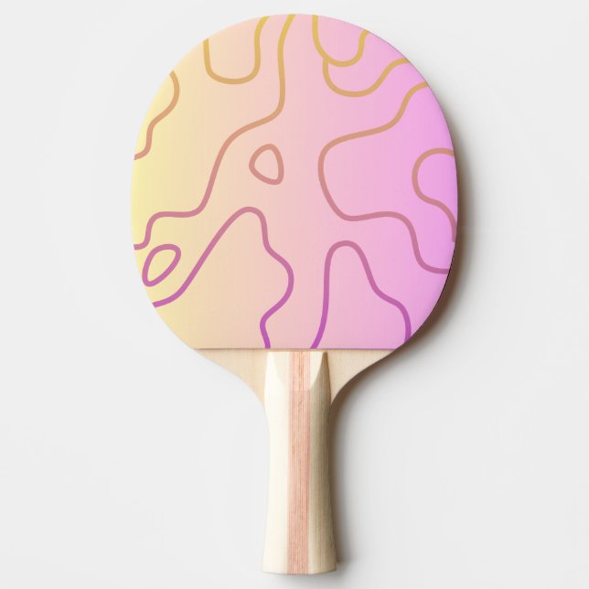 Raquete De Ping Pong camuflagem (Frente)