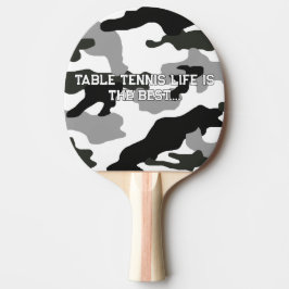 Raquete De Ping Pong Camuflagem de cinza urbana n.o 15