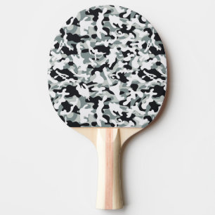 Raquete De Ping Pong Camuflagem de poeiras de neve  