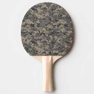 Raquete De Ping Pong Camuflagem digital impressão de pixel do exército 