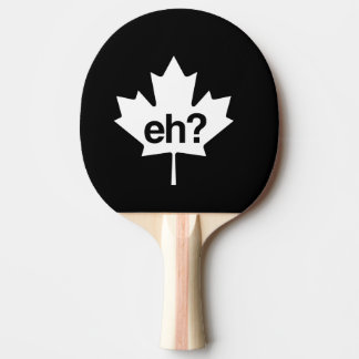 Raquete De Ping Pong Canadense Eh? Folha de bordo